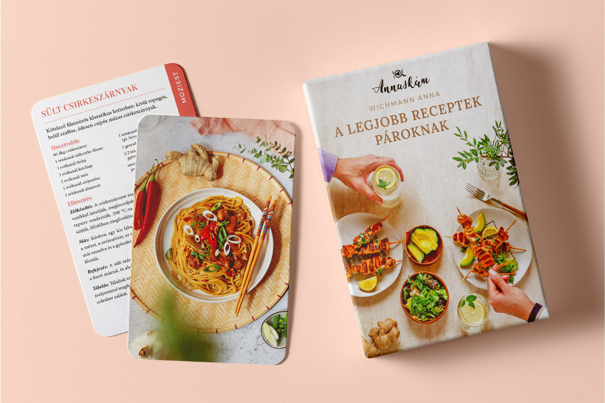 Megérkezett A legjobb receptek pároknak – Annuskám legújabb receptgyűjteménye